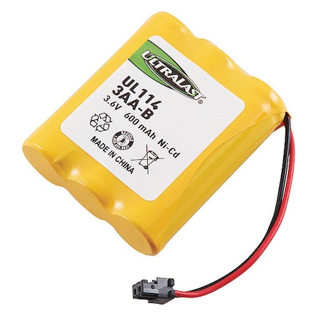 NABC UL-114 UltraLast Nickel Cadmium Cordless Phone Battery - Nickel-Cadmium - 3.6V DC MPN:UL114