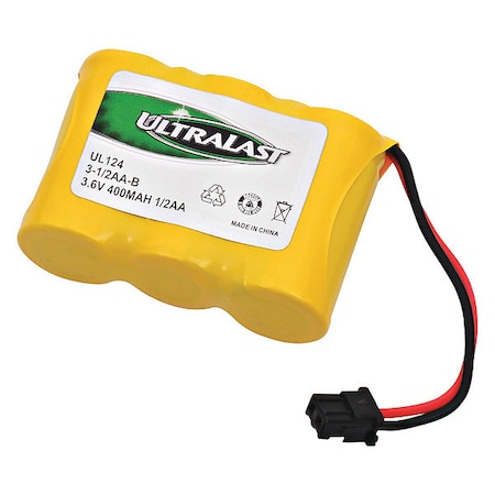 NABC UL-124 UltraLast Nickel Cadmium Cordless Phone Battery - Nickel-Cadmium (NiCd) - 3.6V DC MPN:UL124