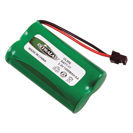 NABC Ultralast UL-956 Nickel Metal Hydride Cordless Phone Battery - Nickel-Metal Hydride - 2.4V DC MPN:UL956