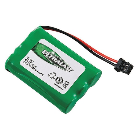 NABC UL-961 UltraLast Nickel Metal Hydride Cordless Phone Battery - Nickel-Metal Hydride - 3.6V DC MPN:UL961