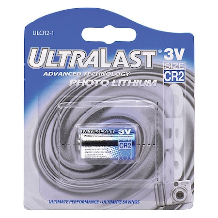 Battery 3 Volt Lithium (CR) Ultralast Lithium Photo Battery MPN:ULCR21