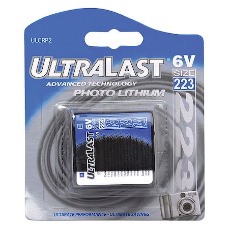 NABC UltraLast ULCRP2 CRP2 Lithium Photo Camera Battery - 6V DC MPN:ULCRP2