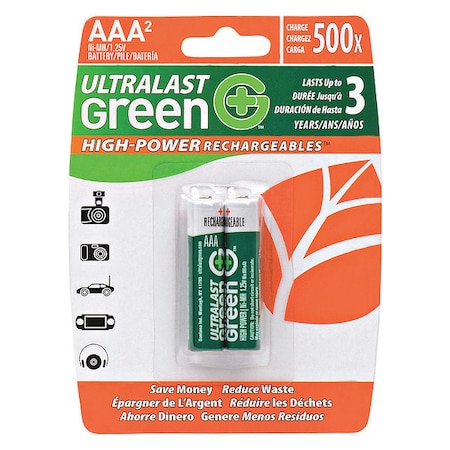 Dantona Battery - Battery Rechargeable - 800 mAh - 1.2 V DC MPN:ULGHP2AAA
