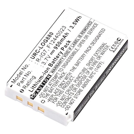 Battery 3.7 Volt Lithium Ion Ultralast Universal Remote Control Battery MPN:URC-LOG880