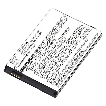 Dantona Battery - For Wireless Router - Battery Rechargeable - 1350 mAh - 3.7 V DC - 1-/ Pack MPN:WR-MF4510