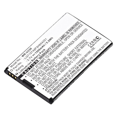 Dantona Battery - For Wireless Router - Battery Rechargeable - 1500 mAh - 3.7 V DC - 1-/ Pack MPN:WR-U230