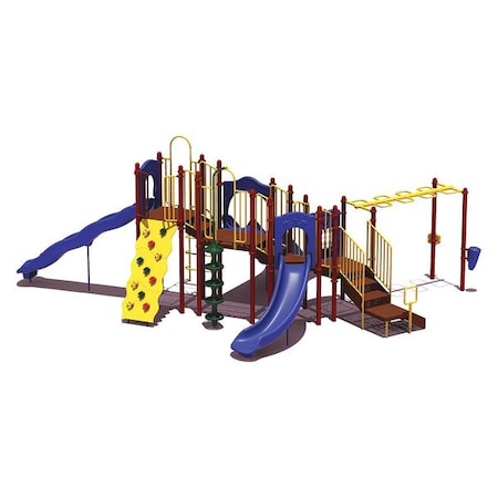 UPlay Slide Mountain Playground, Playful MPN:UPLAY-015-P