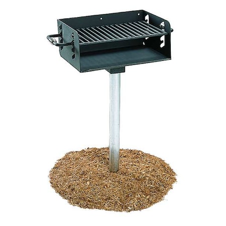 Pedestal Grill, Adjustable, 300 Sq. Inch MPN:630-3