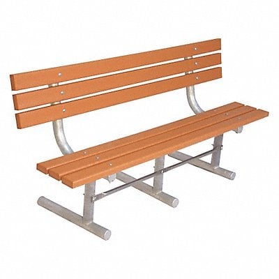 Outdoor Bench 72 in L Woodtone MPN:940P-CDR6