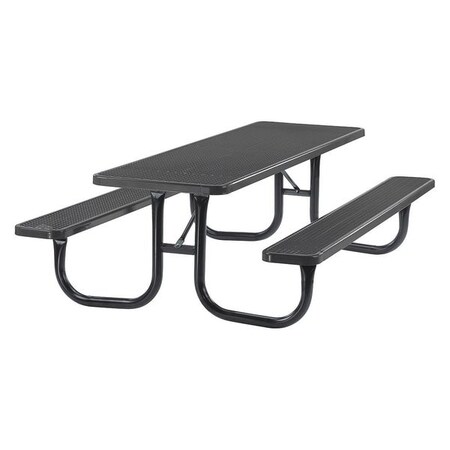 Park Rectangular Table, Portable, 6ft, Blue MPN:238-V6-BLUE