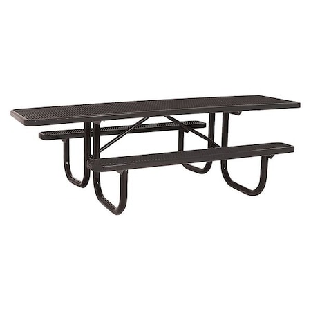 Park Rectangular Table, Portable, 8ft, Black MPN:238-V8-BLACK