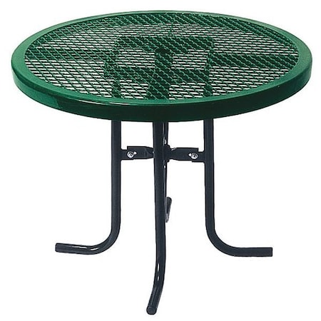 Commercial Park Low Round Table, Red MPN:361L-RDV-RED