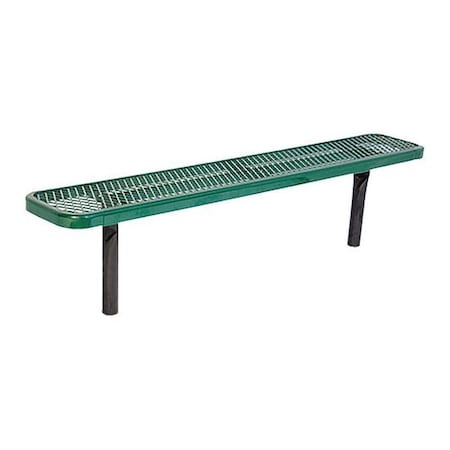 Commercial Park Bench, No Back, Green MPN:942S-V6-GREEN