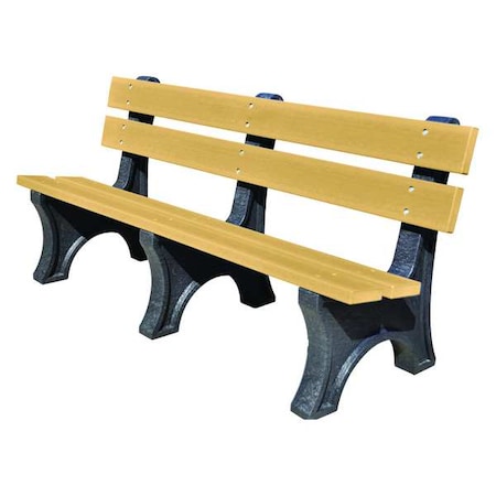 Outdoor Bench, 72 in. L, 10 in. W, Woodtone MPN:PB 6CEDCOLE