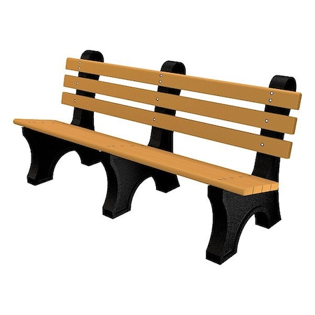 Outdoor Bench, 72 in L, Cedar MPN:PB 6CEDCPAE
