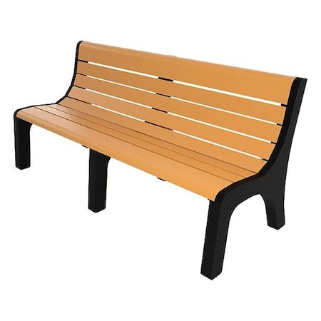 Outdoor Bench, 72 in L, Cedar MPN:PB 6CEDNEW
