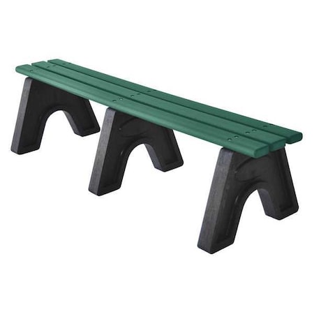 Outdoor Bench, 72 in. L, 48 in. H, Green MPN:PB 6GRESPOE