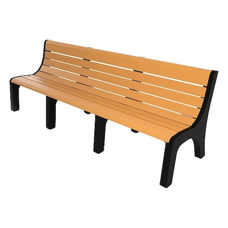 Outdoor Bench, 96 in L, Cedar MPN:PB 8CEDNEW