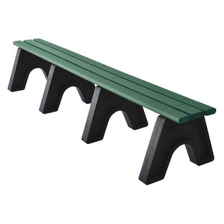 Outdoor Bench, 96 in. L, 48 in. H, Green MPN:PB 8GRESPOE