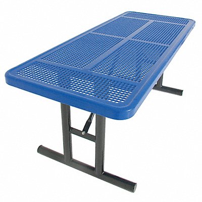 Picnic Table 72 W x30 D Blue MPN:238U-P6-Blue