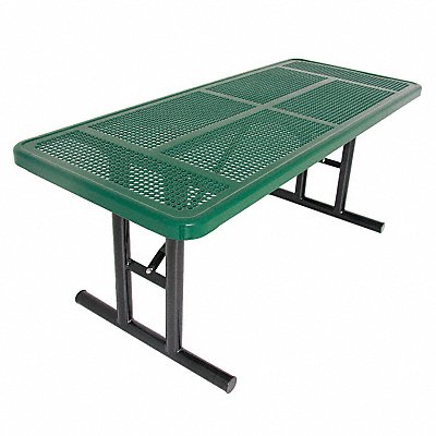 Picnic Table 72 W x30 D Green MPN:238U-P6-Green