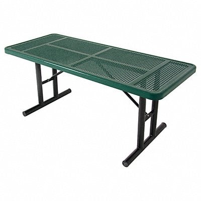Picnic Table 96 W x30 D Green MPN:238U-P8-Green