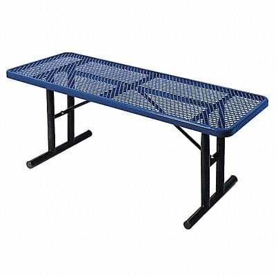 Picnic Table 72 W x30 D Blue MPN:238U-V6-Blue