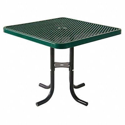 Picnic Table 36 W x36 D Green MPN:361L-V-Green