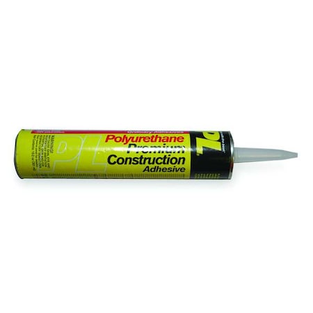 Epoxy Adhesive, PL Premium Construction Adhesive Series, Tan, 10.2 oz, Cartridge MPN:770