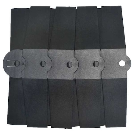 Cable Protector Extension, 2-1/8 in H, 14-1/8 in L, 13-5/8 in W, 1 Channel, ABS, Black MPN:1843