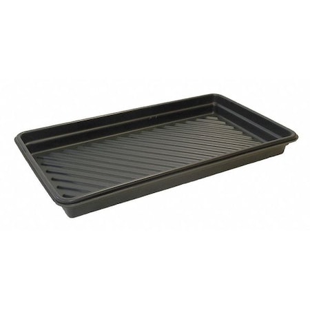 Spill Tray, 30 Gallon Spill Capacity, Polyethylene, 48 in L x 40 in W, 4 3/4 Height, Black MPN:1036