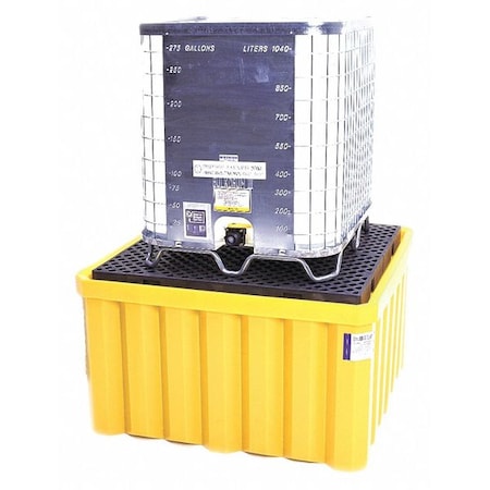Spill Pallet, 400 gal Spill Capacity, 0 Drums, 16, 000 lb Load Capacity, Polyethylene MPN:1058