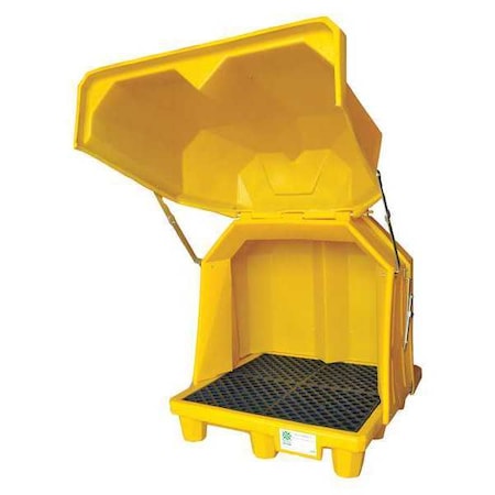 Spill Pallet, 66 gal Spill Capacity, 4 Drums, 6, 000 lb Load Capacity, Polyethylene MPN:1081