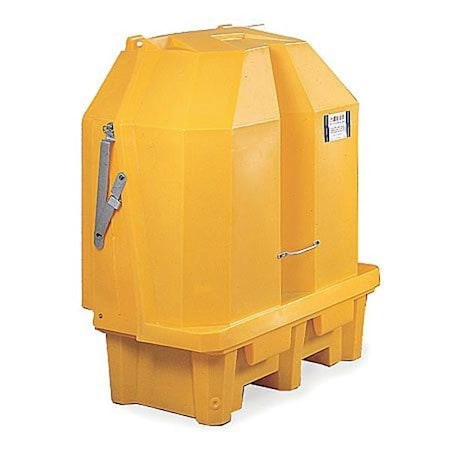 Cvrd Drum Spl Cntnmnt Palet, 63-1/2 in. H MPN:1082