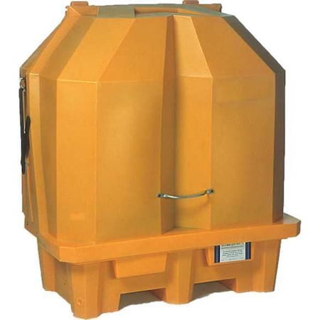 Spill Pallet, 66 gal Spill Capacity, 2 Drums, 3, 000 lb Load Capacity, Polyethylene MPN:1083