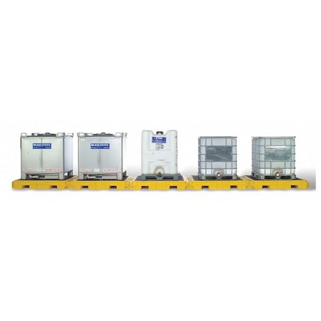Spill Pallet, 375 gal Spill Capacity, 0 Drums, 9, 000 lb Load Capacity, Polyethylene MPN:1128