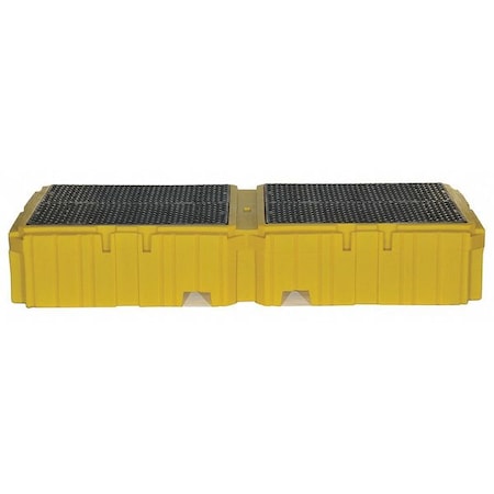Spill Pallet, 535 gal Spill Capacity, 0 Drums, 8, 000 lb Load Capacity, Polyethylene MPN:1144
