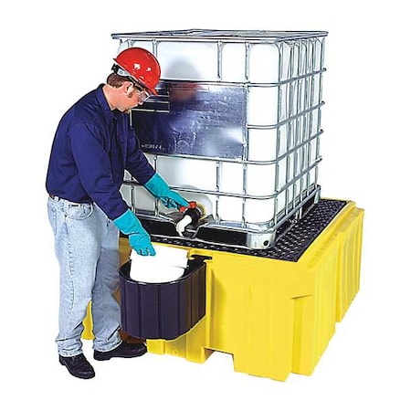 Spill Pallet, 365 gal Spill Capacity, 0 Drums, 8, 500 lb Load Capacity, Polyethylene MPN:1158