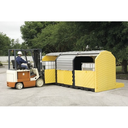 Spill Pallet, 355 gal Spill Capacity, 0 Drums, 9, 000 lb Load Capacity, Polyethylene MPN:1166