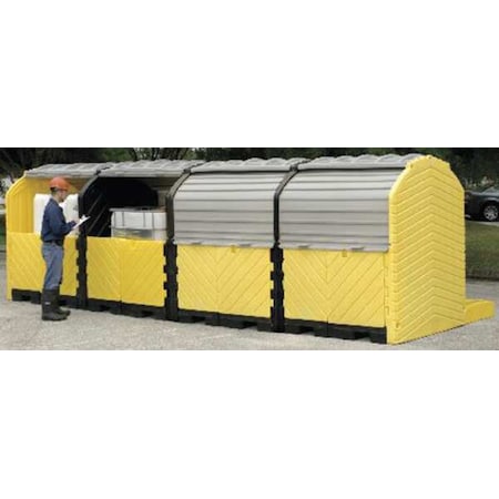 Spill Pallet, 365 gal Spill Capacity, 0 Drums, 9, 000 lb Load Capacity, Polyethylene MPN:1167
