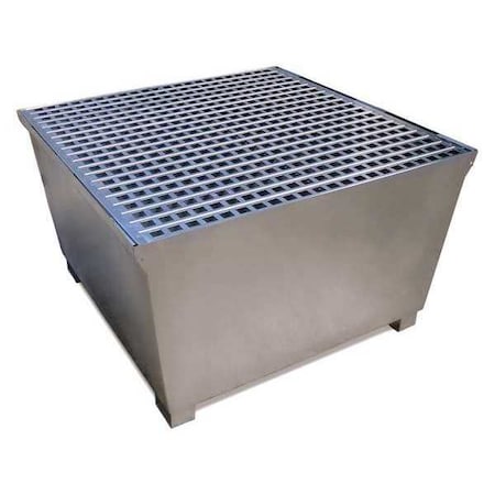 Spill Pallet, 370 gal Spill Capacity, 1 Drums, 5, 650 lb Load Capacity, Steel MPN:1184