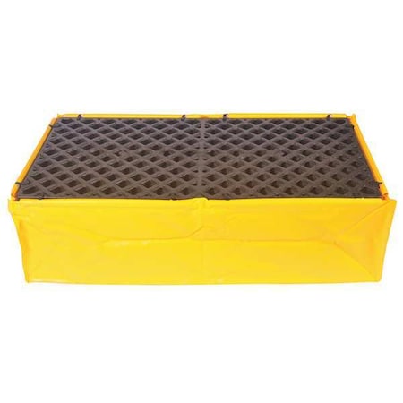 Spill Pallet, 66 gal Spill Capacity, 2 Drums, 1, 200 lb Load Capacity, Polyethylene MPN:1345