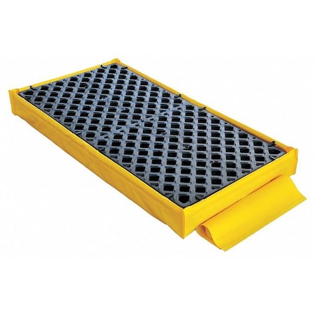 Spill Deck, 88 gal Spill Capacity, 2 Drums, 3, 000 lb Load Capacity, Polyethylene MPN:1361