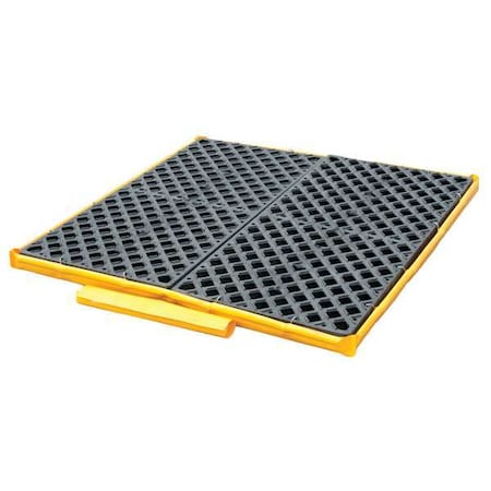 Spill Deck, 110 gal Spill Capacity, 4 Drums, 6, 000 lb Load Capacity, Polyethylene MPN:1362