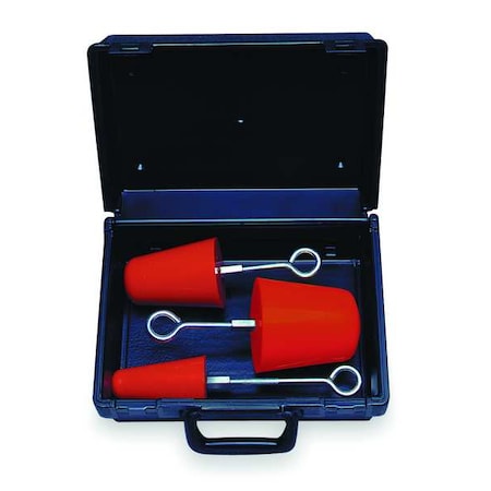 Drain Plug Kit, Orange, 2, 3, 4 In MPN:2116
