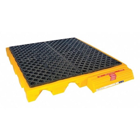 Spill Deck, 110 gal Spill Capacity, 4 Drums, 6, 000 lb Load Capacity, Polyethylene MPN:2330