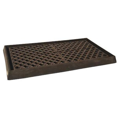 Spill Tray, Black, Rectangle, 14 gal MPN:2350