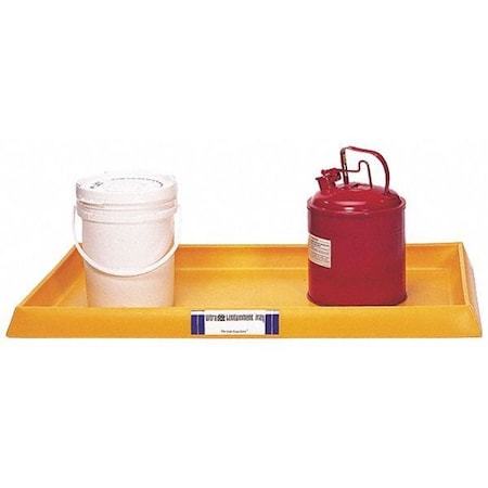 Spill Tray, Yellow, Rectangle, 16.5 gal MPN:2351