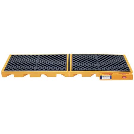 Spill Deck, 110 gal Spill Capacity, 4 Drums, 6, 000 lb Load Capacity, Polyethylene MPN:2361