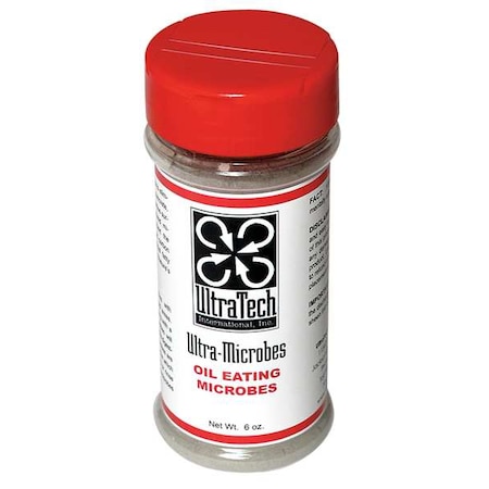 Oil-Eating Microbes, Shaker Bottle, Bentonite Clay, Microbes, Gray MPN:5238